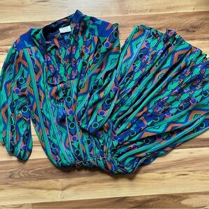 Vintage Kanga Collection dress 1970s 80s